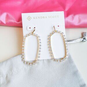 Kendra Scott Gold Danielle Crystal Earrings